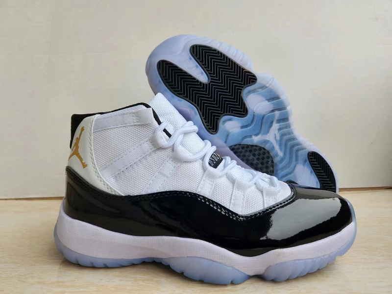 Men's Running weapon Air Jordan 11 Black/White Shoes 053 Men's Running weapon Air Jordan 11 Black/White Shoes 053